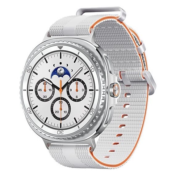 Galaxy Watch8 Classic | 46 мм | White | Athleisure/White | S/M, Размер: 46 мм, Цвет: White, Тип ремешка: Athleisure, Цвет ремешка: White, Размер ремешка: S/M, Подключение часов: Bluetooth / Wi-Fi